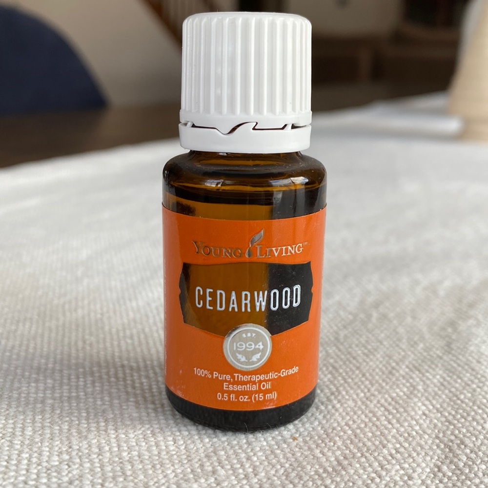 Cedarwood essential oil by Young Living